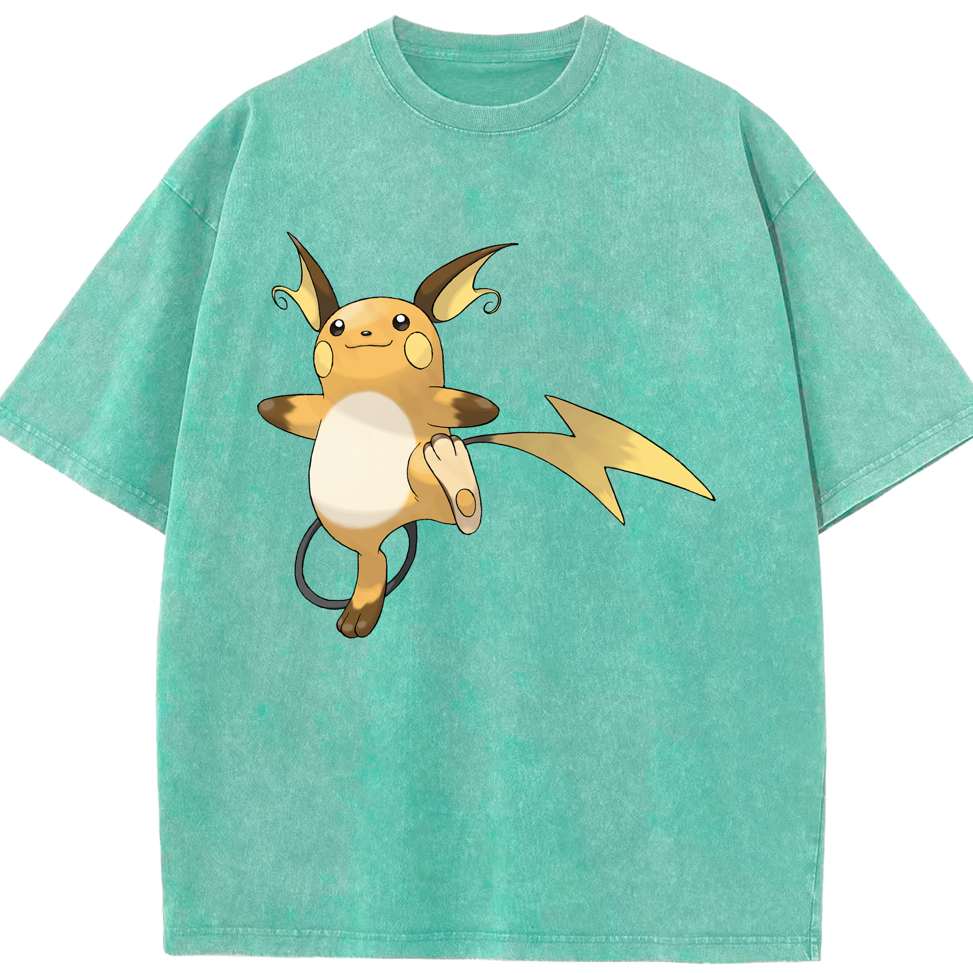 （画像用） ポケットモンスター Pokémon 綿100% ヴィンテージ風 半袖Tシャツ（フロントプリント）